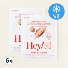 헤이밀 김치 송송 만두 (냉동), 350g, 6개
