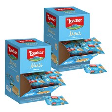 Loacker 萊佳哈斯 威化夾心方塊酥 香草口味, 500g, 2盒