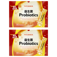 WEIDER 威德 益生菌 3g, 90條, 270g, 2盒