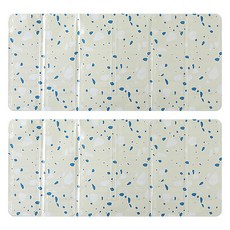 炒菜油汙隔熱板, 綠底, 2個