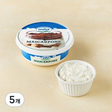 밀라 마스카포네 치즈, 250g, 1개입, 5개