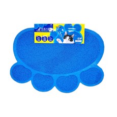 Catfeet 貓腳掌 落砂踏墊 (大) 湖水藍, 雙層設計 止滑防水 彈性柔軟 易清洗, 1個