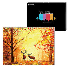 TUCO.B DIY繪畫組 水平型 40*50cm, 金色山水 (5193), 1組