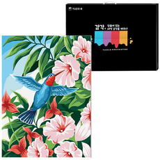 TUCO.B DIY油畫繪畫組 垂直型 40*50cm, 木槿花雲雀 5456, 1組