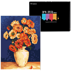 TUCO.B DIY油畫繪畫組 垂直型 40*50cm, 溫和花瓶 5520, 1組