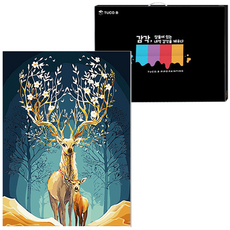 TUCO.B DIY油畫繪畫組 垂直型 40*50cm, 幸運鹿 5337, 1組