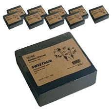 스위트레인 대나무숯 모공 각질 세안 비누 2p + 거품망, 130g, 10개, 5세트