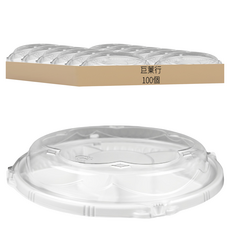 自扣PP六格拼盤 + PET透明蓋 RGC5-01, 1組, 100個