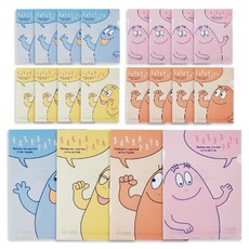 Barbapapa 粉彩系列文件夾文件 4 x 5p 套組, 混色, 1套