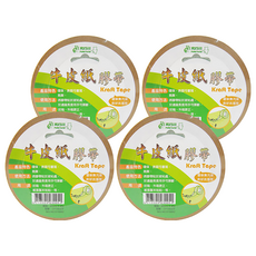 polar bear 北極熊 牛皮紙膠帶 60mm x 40y, CPT6040F, 4捲