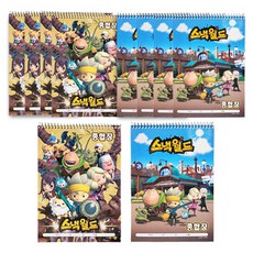 點心大冒險線圈繪畫本2款, 混色, 5套