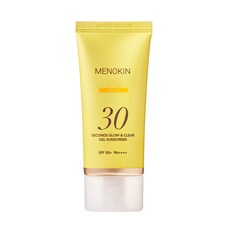 MENOKIN 30秒光澤透亮防曬凝膠 SPF50+ PA++++, 1個, 50ml