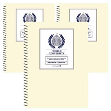 morning glory 5000 世界校園 無線練習本, 隨機出貨, 3個