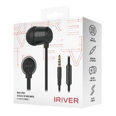 IRIVER 入耳式立體聲耳機, BHC-200, 黑色