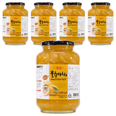 꽃샘 꿀 유자차 S, 2kg, 1개입, 5개