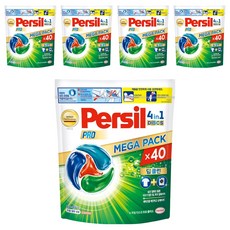 퍼실 뉴 디스크 프로 플러스 캡슐세제, 40개입, 5개