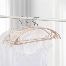 코멧 홈 어깨 뿔 방지 논슬립 옷걸이, 베이지, 10개