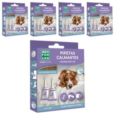 MEN FOR SAN 犬用天然草本抗壓鎮定滴劑 0573, 2份, 鎮靜, 5個