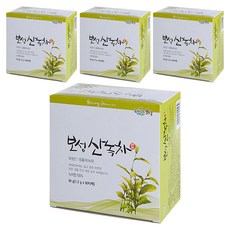 녹차수도보성 산 녹차 티백, 1.2g, 50개입, 4개