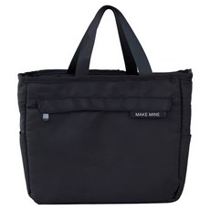 Make Me 日常便攜防水防汙保溫保冷便當袋, 黑色, 1個