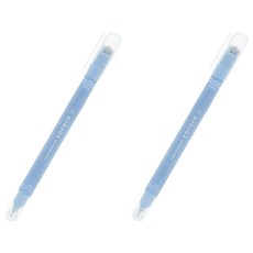 sun-star cororo 3 波浪簽字雙頭兩用筆, 2個, 湖藍色
