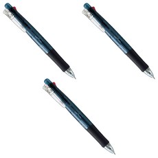 Clip-on 多功能4色原子筆 0.7mm + 自動鉛筆 0.5mm B4SA1, 黑色, 3個