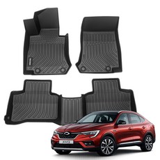 더존 입체포집 TPE 카매트, 르노삼성 XM3(2020~), 올블랙