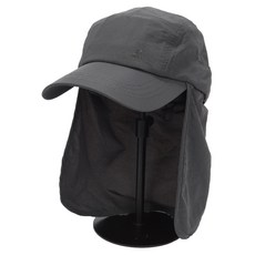 LECAF 男性用遮陽帽 LE4C107GRY, 灰色, 單一商品