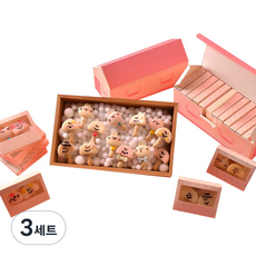 Sang Sang and 貓咪狗狗巧克力棒DIY製作材料組, 3組, 16種