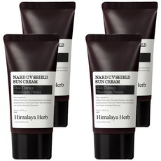 나드 UV 쉴드 선크림 SPF50+ PA++++, 50ml, 4개