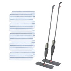 HAULIZ 噴霧拖把 + 超細纖維拖布 5片, 2套