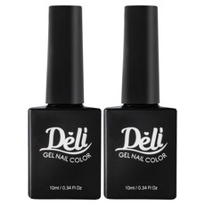 Deli Beauty 凝膠指甲油, BK901 黑橄欖, 10ml, 2個