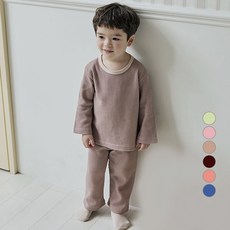 HOLABABY 兒童Moa寬版九分居家服上下套裝