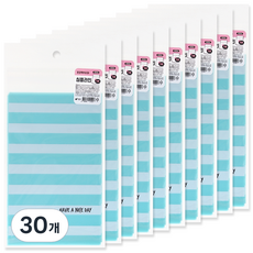 포포팬시 접착식 PE 포장 봉투 대 130 x 200 mm 5p, 심플라인, 30개