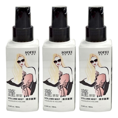 SOFEI 舒妃 蓬狠型 漂浮蓬蓬 3瓶, 90ml, 1組