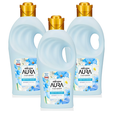 아우라 섬유유연제 홀리데이판타지 알파 본품, 1L, 3개