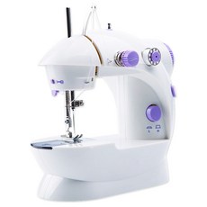迷你電動縫紉機，雙線雙速控制，含腳踏板, 單一商品