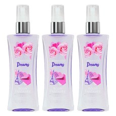 바디판타지 로맨스 앤 드림스 프래그런스 바디 스프레이, 94ml, 3개
