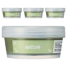 러쉬 프레쉬 페이스 워시오프 팩 마스크 말차 75g, 4개, 1개입