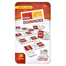 Junior Learning 角度西洋骨牌 Set 28p 7+ Match & Learn, B紅盒, 1組