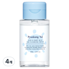 편강율 키즈앤베이비 마일드 선 클렌징워터, 4개, 200ml