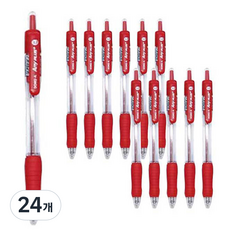 DONG-A Anyplus 原子筆 0.7mm, 紅色, 24個