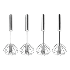 小麥購物 G142按壓式旋轉打蛋器, 4支