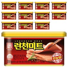 한성기업 런천미트, 200g, 12개
