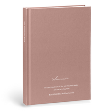 ICONIC SOUVENIR B6 橫線硬殼精裝筆記本, 03 灰粉紅, 1個