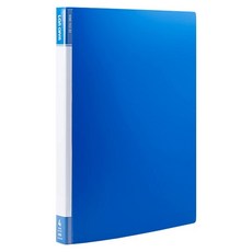 連勤牌文具 PP A3 四孔3/4吋圓型夾, 藍色, 1本