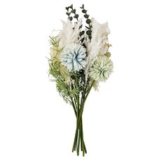 KUIBAO 快豹生活 Simple 簡約素胚花瓶, 藍色落新花束