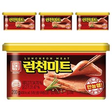 한성기업 런천미트, 200g, 4개