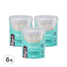 MyB 新生兒棉籤, 300件, 6個