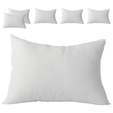 拉鍊式雲朵枕芯, 6個, 單色